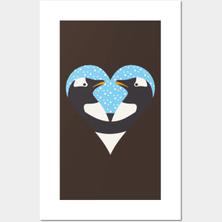 Penguin Lovers Snow Edition Posters and Art